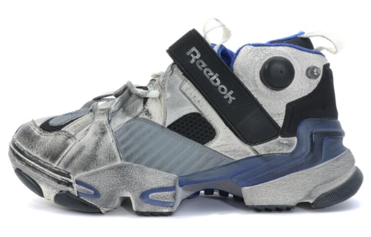 

Кроссовки Reebok Genetically Modified Pump Vetements X 'Dirty Effect', серый