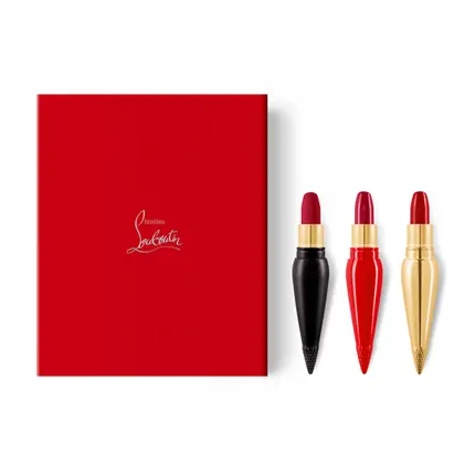 

Набор из трех помад Rouge Louboutin 001m+001+001g Christian Louboutin
