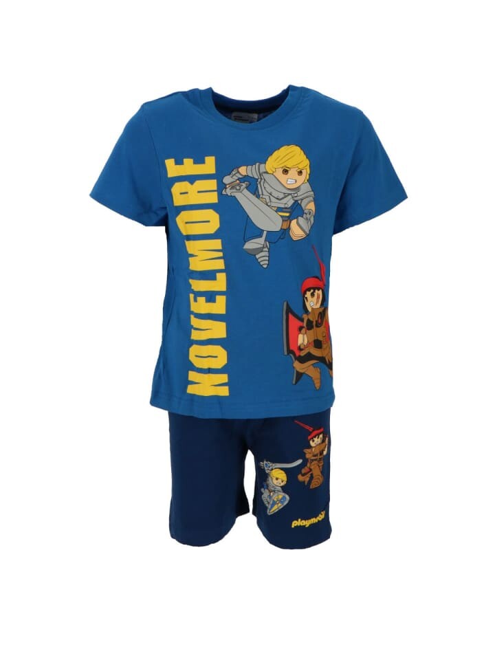 Футболка COFI 1453 Playmobil Shortama Freizeitbekleidung für Kinder 100% Baumwolle, синий — фото 2
