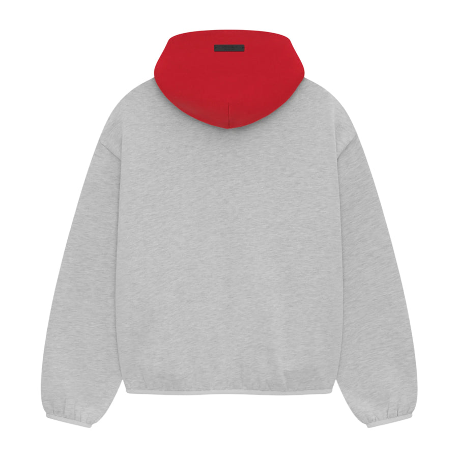 Худи Fear of God Essentials x NBA Bulls Hoodie 'Light Heather', серый — фото 2