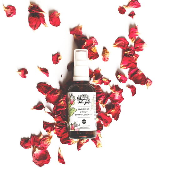 

Мыло Station, гидролат дамасской розы 50 мл, Mydło Stacja