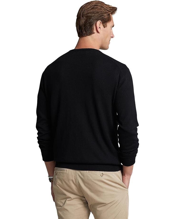 

Свитер Polo Ralph Lauren Cotton V-Neck Sweater, цвет Polo Black