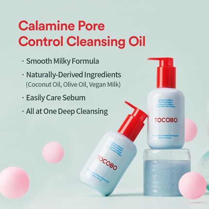 Очищающее масло TOCOBO Calamin Pore Control 200ml — фото 2