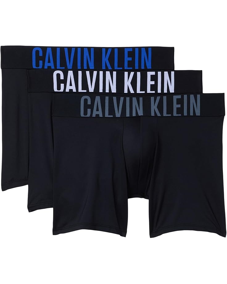 

Мужские трусы-боксеры Calvin Klein Intense Power 3-Pack Calvin Klein Underwear, Black /Royalty/Turbulence Logo