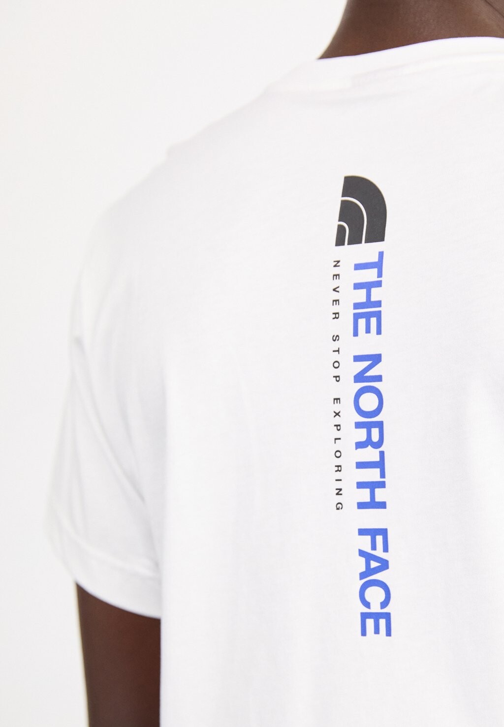 

Футболка с принтом VERTICAL TEE The North Face, белый