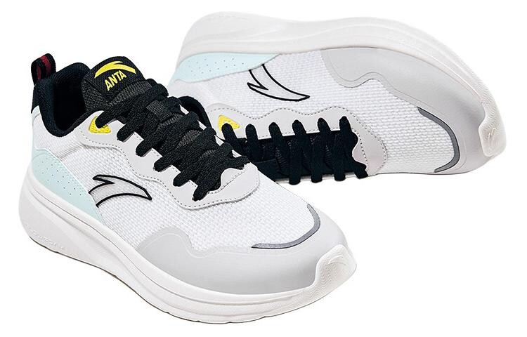 Кроссовки ANTA Chunky Sneakers Men Low-top Ivory White/once Gray/cool Green, слоновая кость/зеленый — фото 3