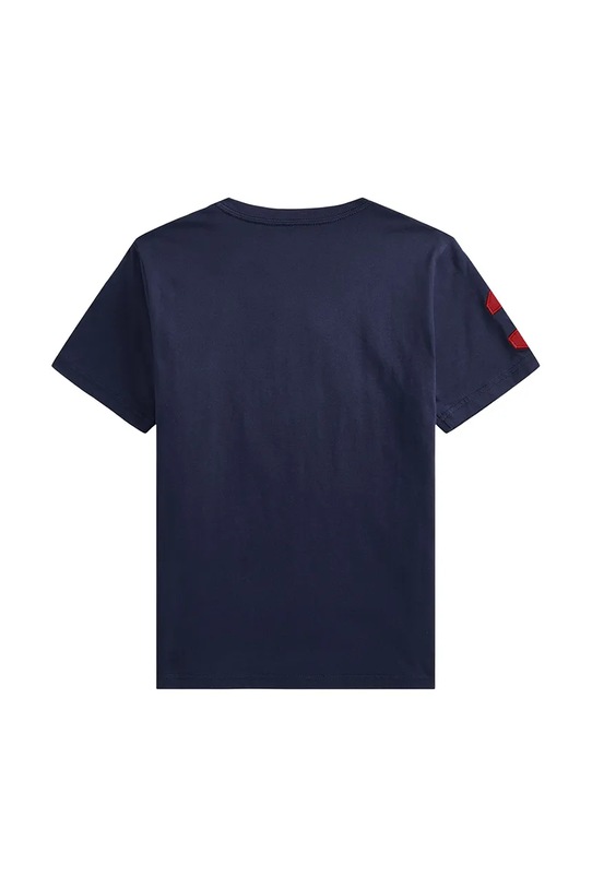 Детская хлопковая футболка Polo Ralph Lauren, темно-синий — фото 2