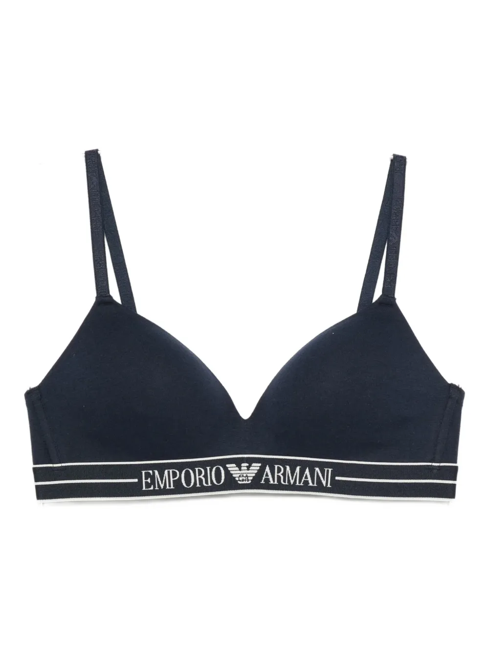 

Бюстгальтер с логотипом EMPORIO ARMANI, синий
