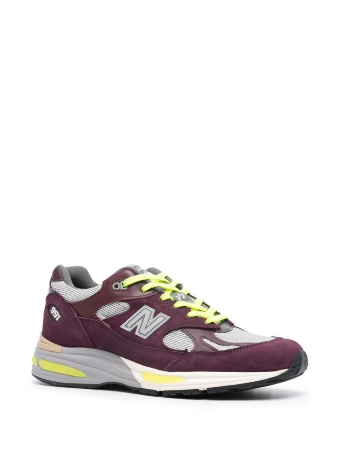 New Balance кроссовки 991v2 из коллаборации с Patta, красный — фото 2