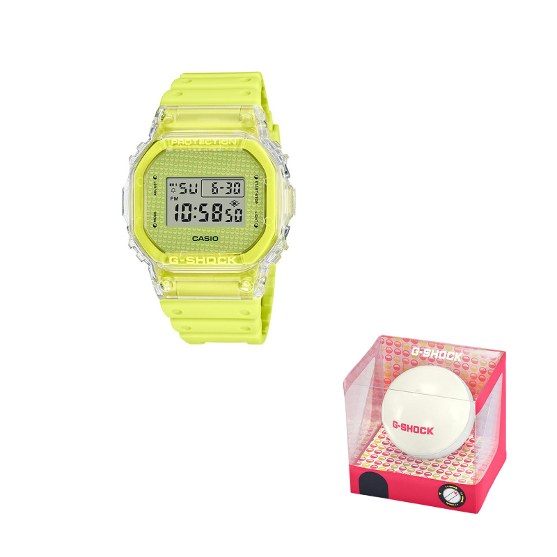 

CASIO Часы Unisex G-SQUAD Series Yellow Watch DW-5600GL-9PR, Yellow
