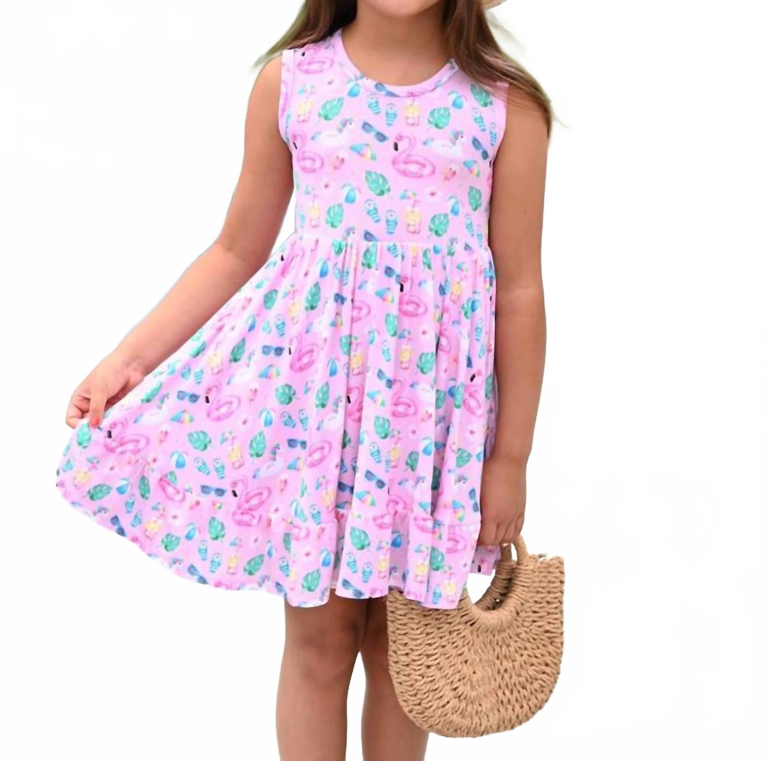 

Платье Josie Twirl в розовом цвете Lev Baby