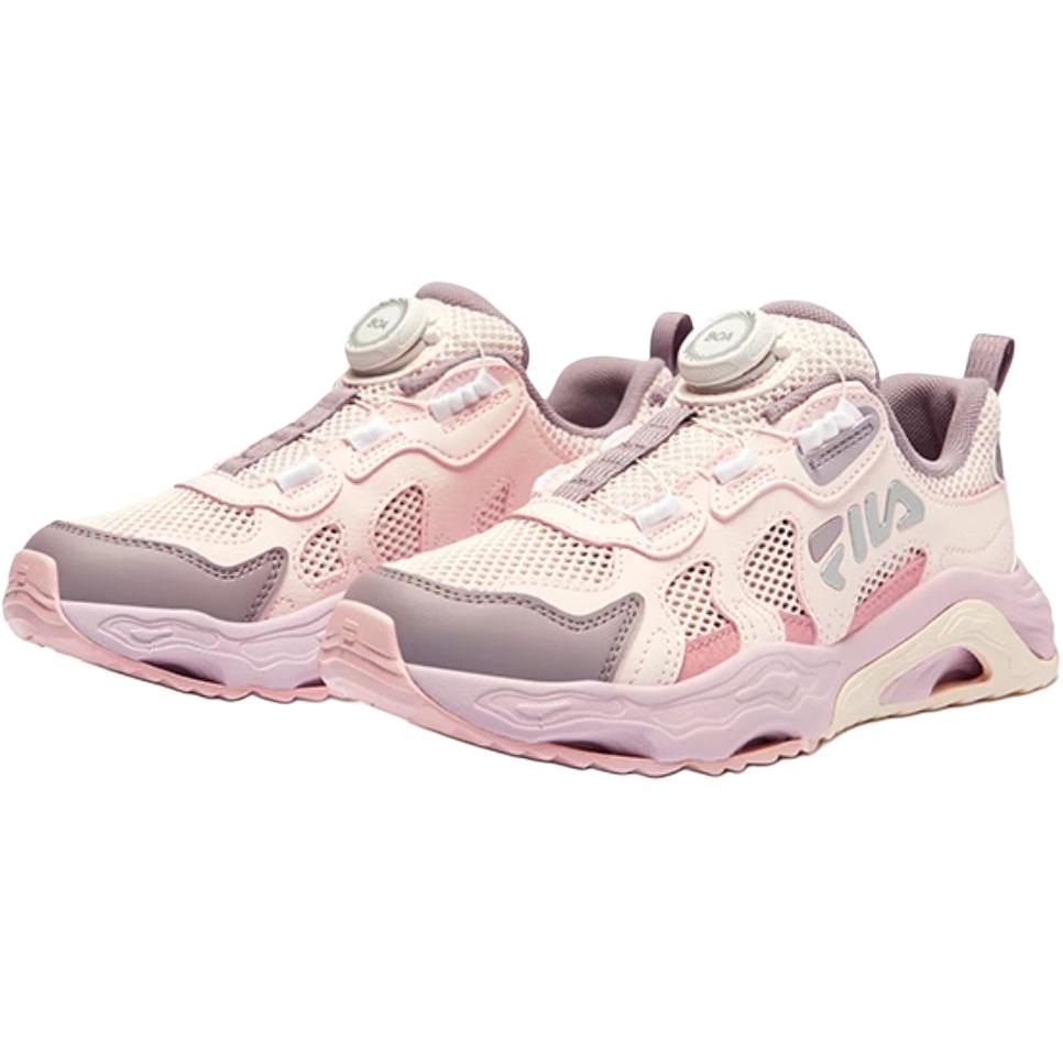 Противоскользящие износостойкие низкие детские уличные туфли pink kids' FILA KIDS, Subtle Pink/Misty Sea фиолетовый — фото 4