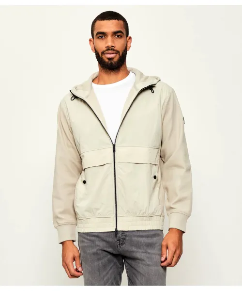 

Куртка ze__hood Regular fit Boss Orange, бежевый