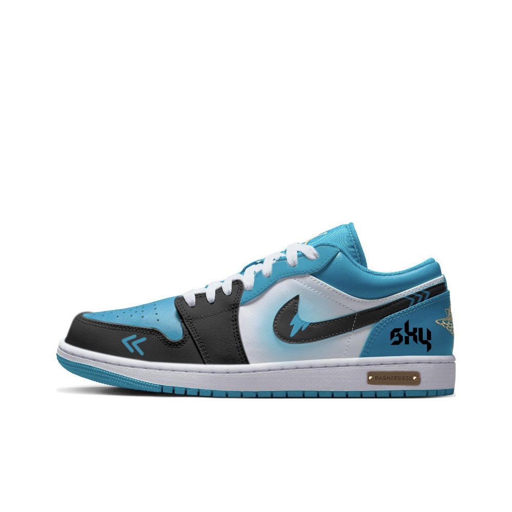 

Баскетбольные кроссовки Air 1 Vintage Men Low-Top Blue Jordan