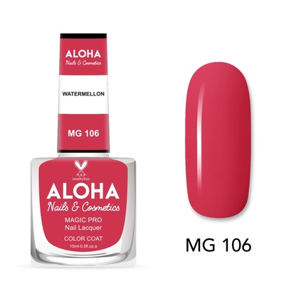 

Лак для ногтей Magic Pro 15 мл - Mg 106 / Арбуз Aloha Nails & Cosmetics