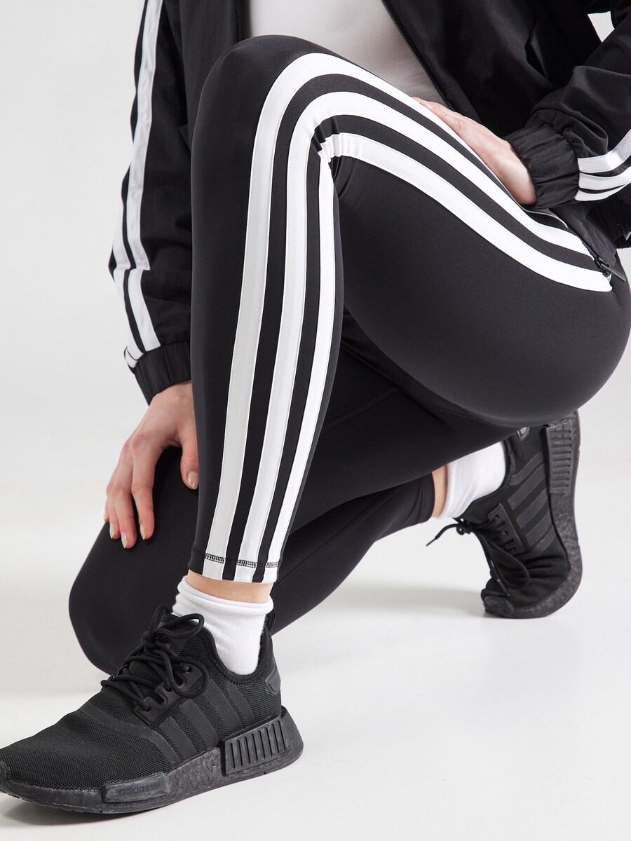 Узкие тренировочные брюки ADIDAS PERFORMANCE Optime Essentials, черный — фото 3