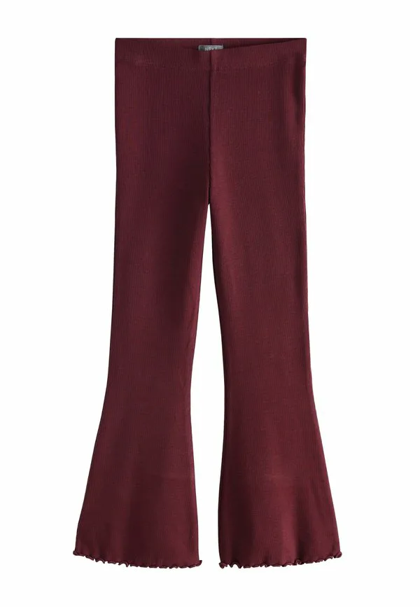 Расклешенные брюки прямого кроя Next, Burgundy Red