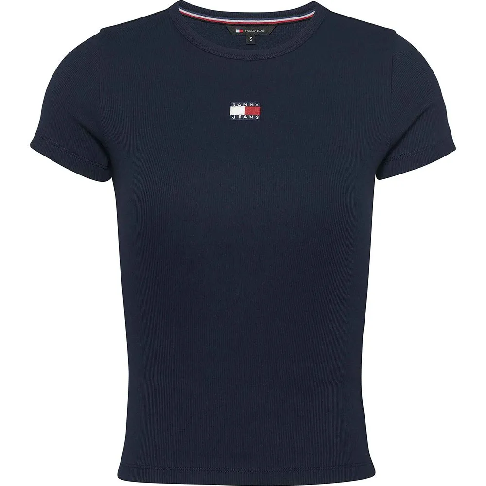 

Футболка Tommy Jeans Badge Rib, синий