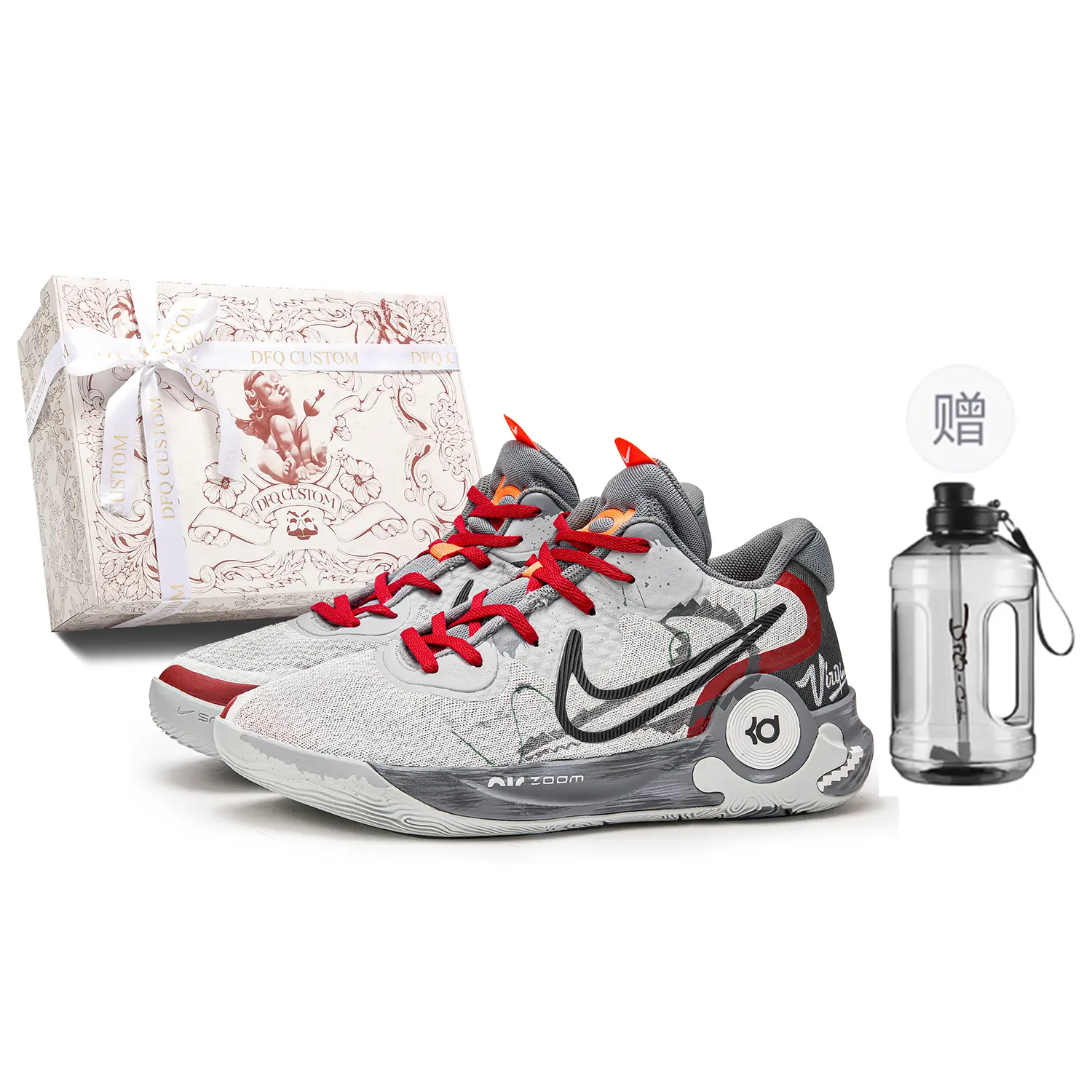 

Баскетбольные кроссовки Trey 5 Basketball Shoes Unisex Mid-Top Gray Nike