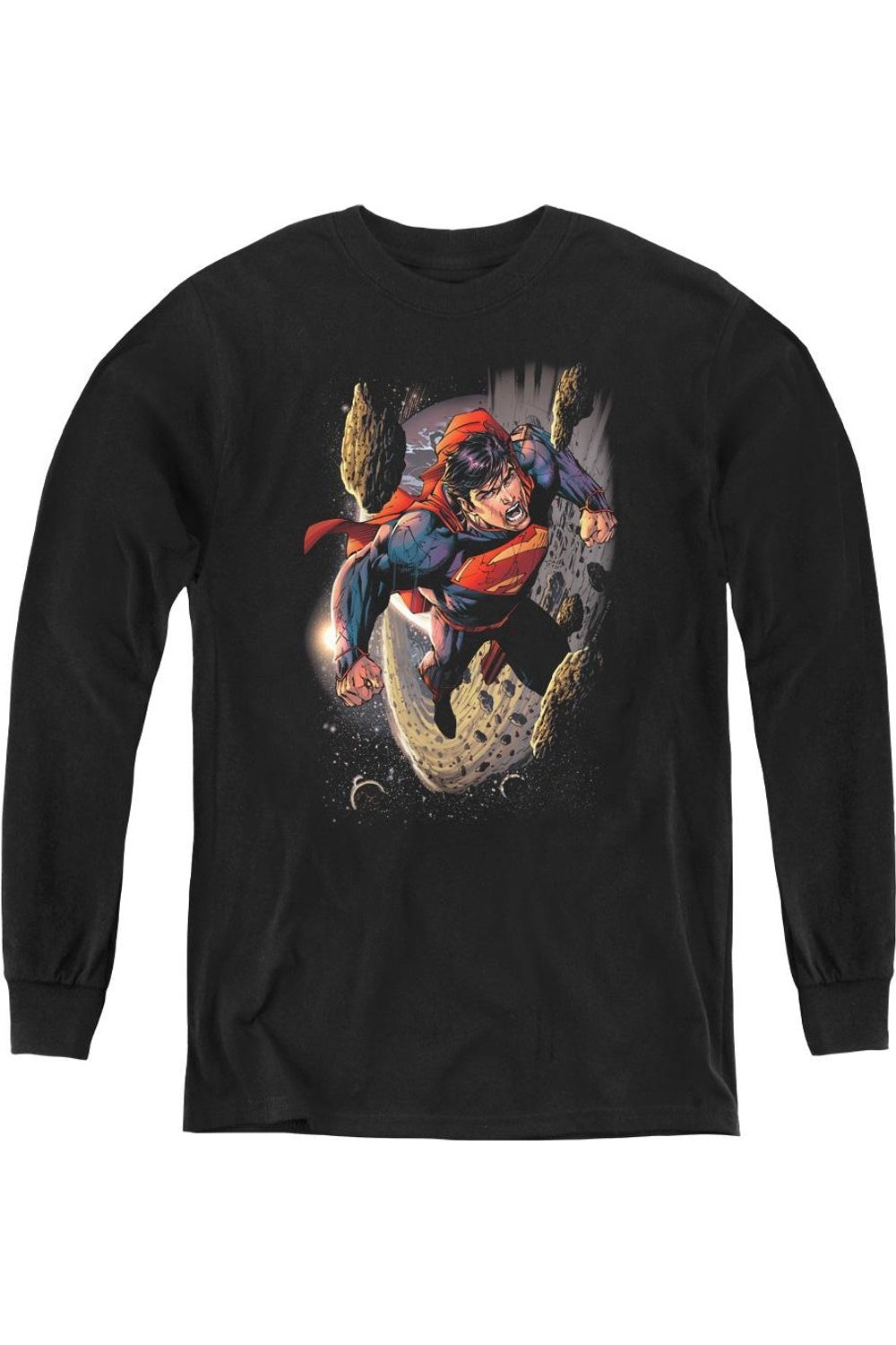 

Футболка с длинным рукавом Superman Orbit Youth Gildan, черный