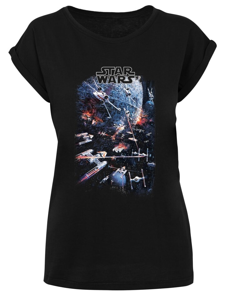 

Футболка F4NT4STIC T-Shirt 'Star Wars Galaxy Space Fight Classic', черный