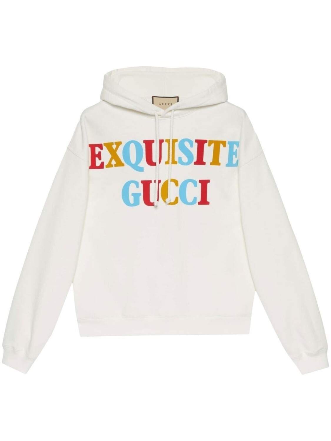 

Gucci худи с принтом Exquisite Gucci, нейтральный цвет