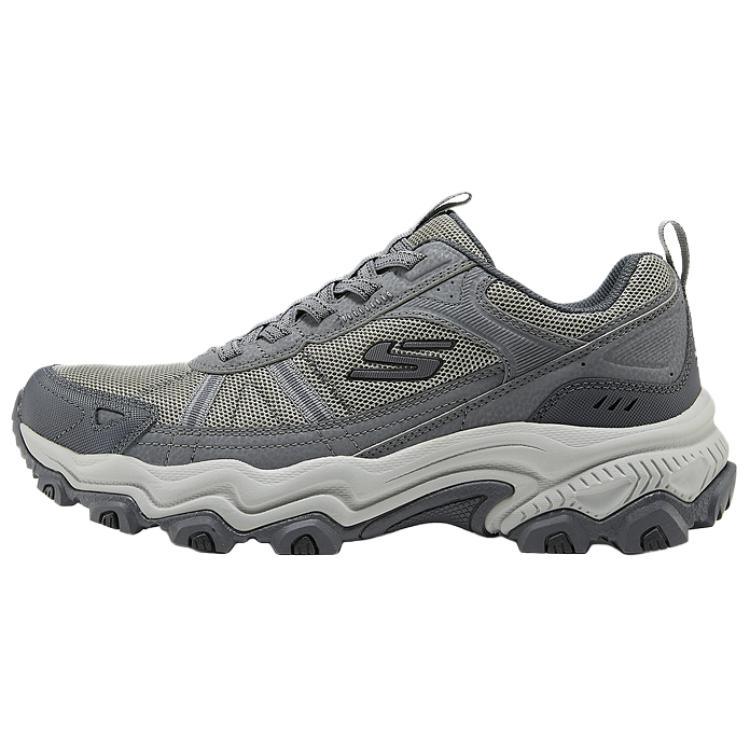 

Skechers OUTDOOR мужские удобные устойчивые к истиранию дышащие поддерживающие амортизирующие кроссовки для активного отдыха Men's Gray