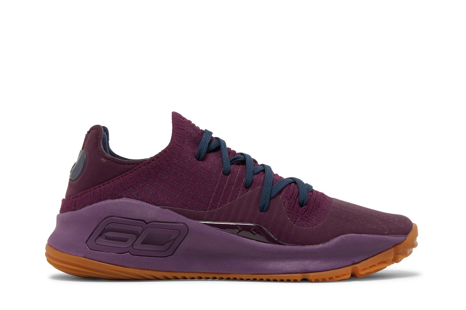 Кроссовки Curry 4 Low Under Armour, фиолетовый