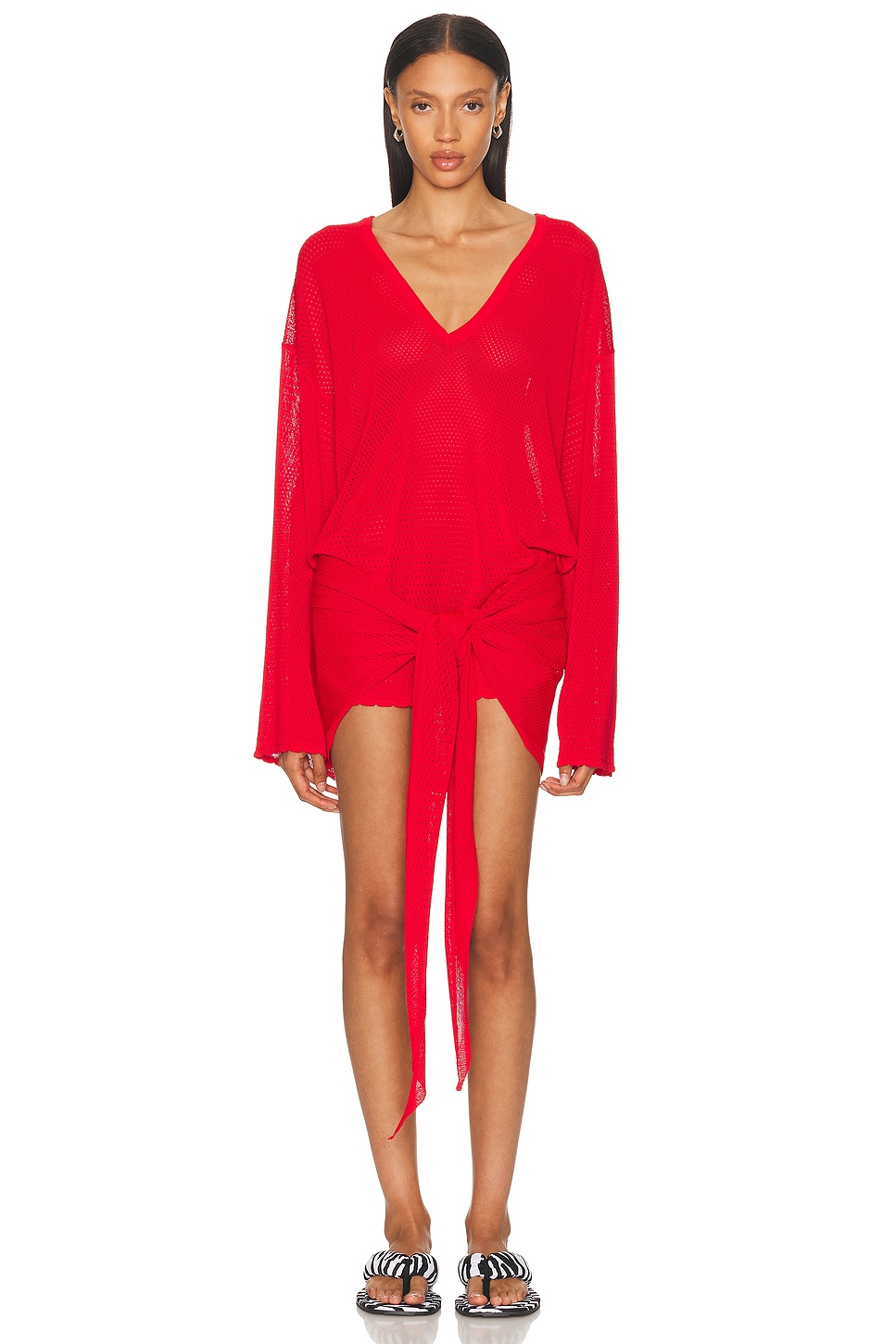 

Мини-платье The Attico, Red