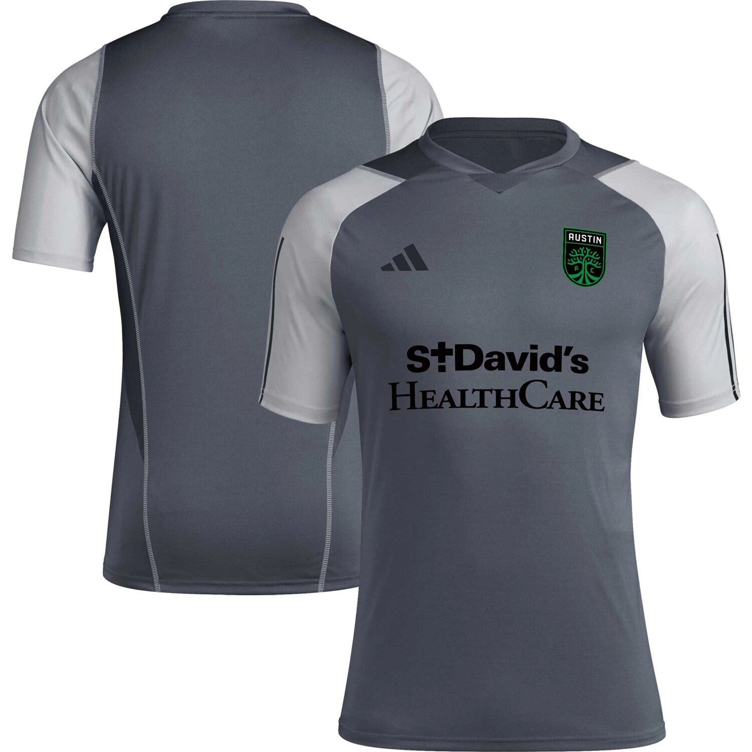 

Мужская серая тренировочная майка Austin FC 2023 adidas, Серый, Мужская серая тренировочная майка Austin FC 2023 adidas