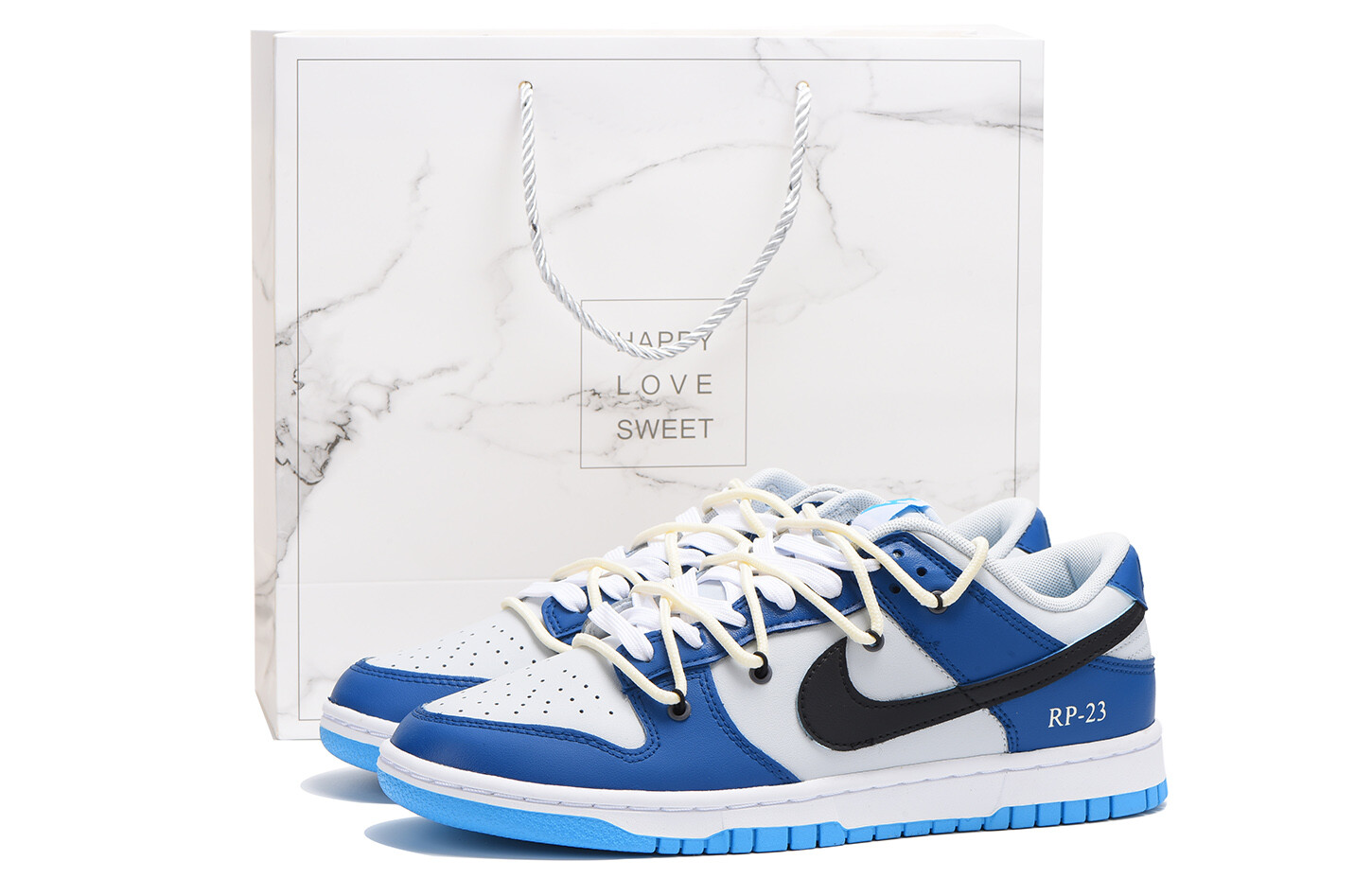 

Кроссовки Nike Dunk Skateboard Shoes Men Low-Top Blue Gray