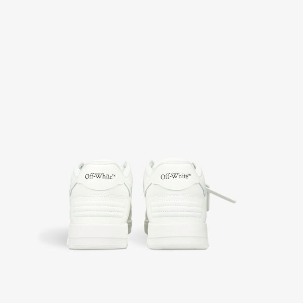 Кожаные низкие кеды out of office с вышитым логотипом Off-White, белый — фото 4