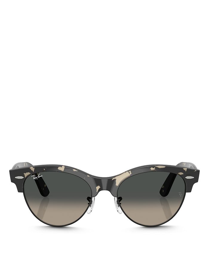 

Круглые солнцезащитные очки Clubmaster Way, 54 мм Ray-Ban, желтый