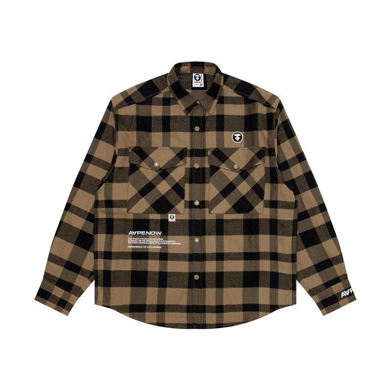 

Рубашка мужская Aape, коричневый