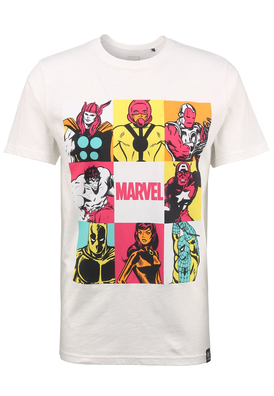 

Рубашка Recovered Marvel Characters Pop Art, белый