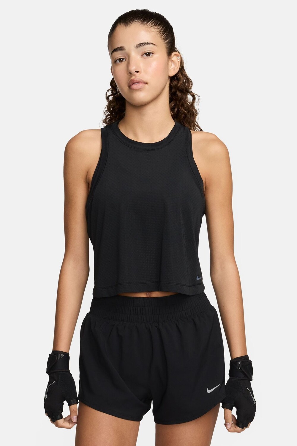 

Классический топ Dri fit one из дышащего материала Nike, черный