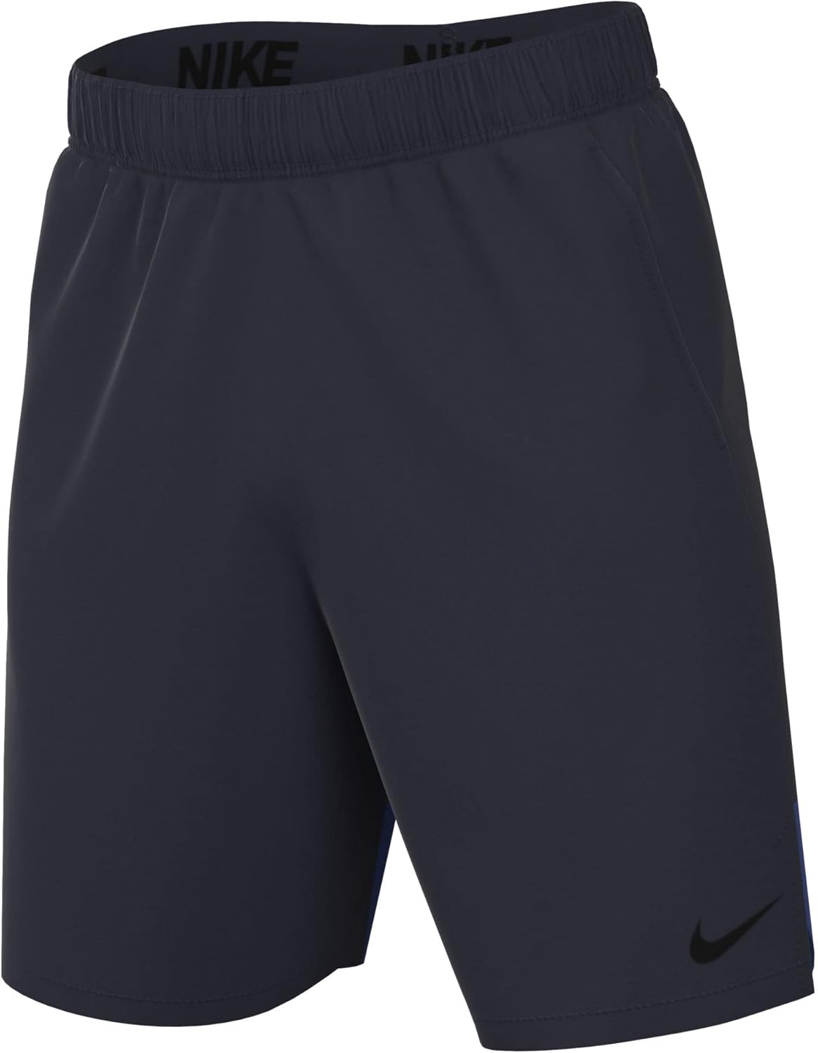 Мужские легкие тканые тренировочные шорты Nike Dri-FIT 9 дюймов, Obsidian/Blue — фото 3