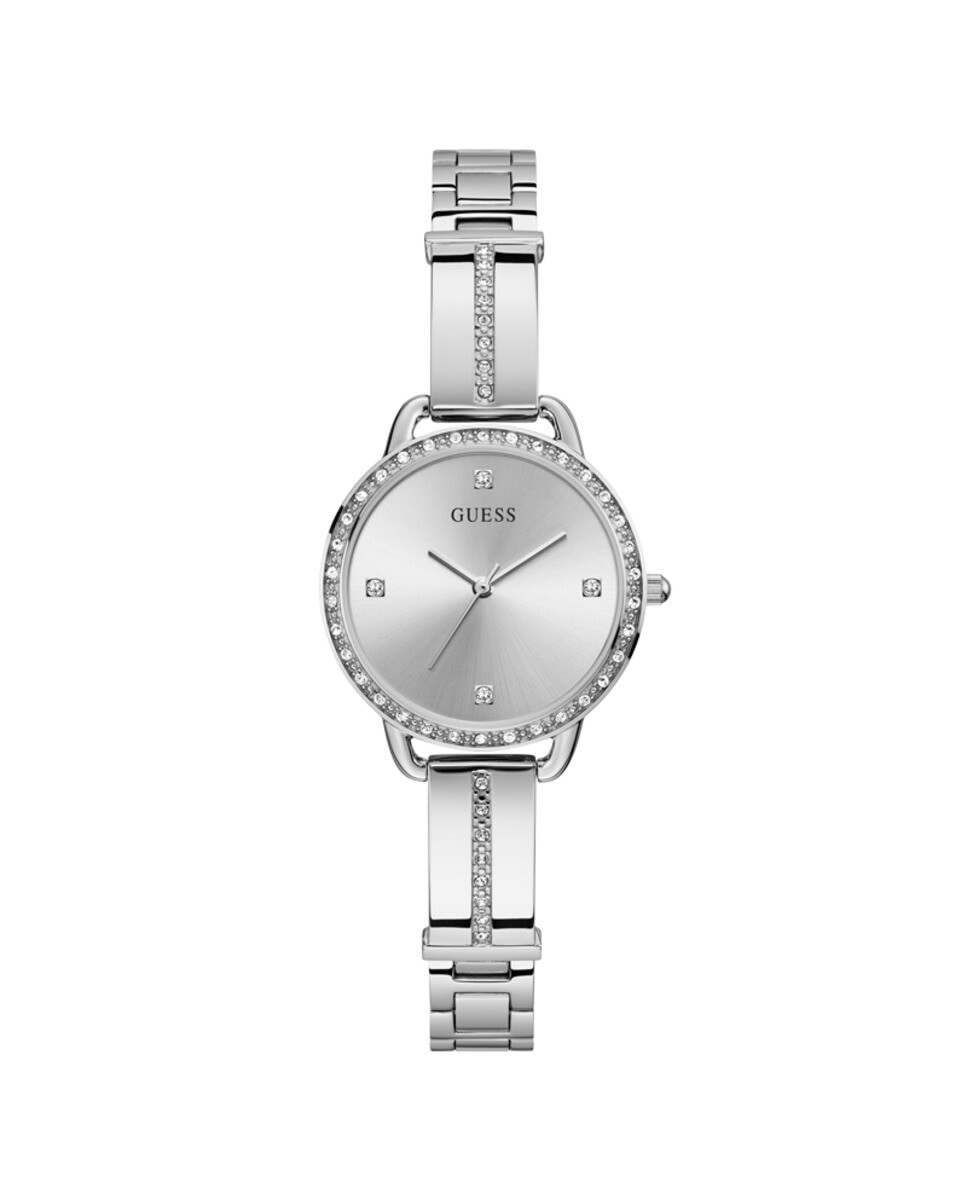 

Женские часы Bellini GW0022L1 со стальным и серебряным ремешком Guess, серебро