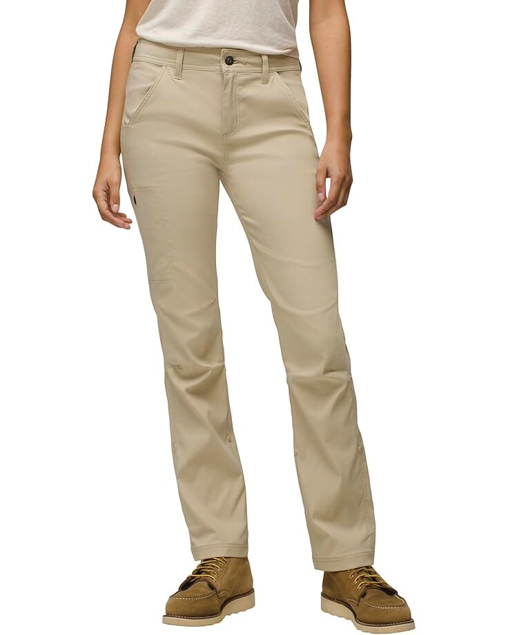 

Брюки Prana Stretch Zion Mid Rise Pants, цвет Sandstone