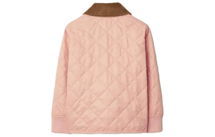 Burberry Пуховик Coral Rose детский — фото 4