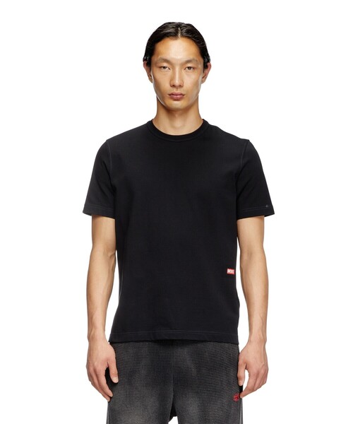 

Мужская футболка с разрезами DIESEL, черный