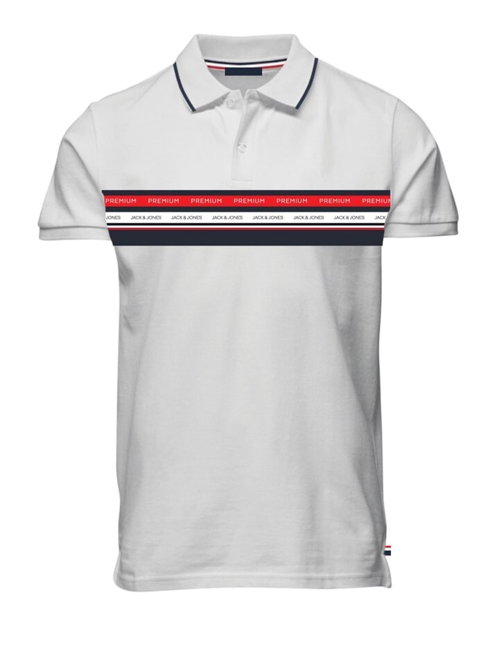 

Поло Jack & Jones Poloshirt 'JPRBLUWILLOW', белый