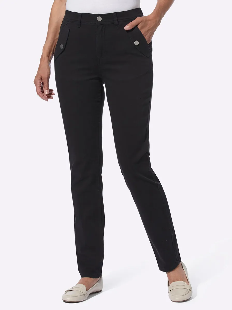 

Удобные джинсы Classic Basics (1 шт.), черный