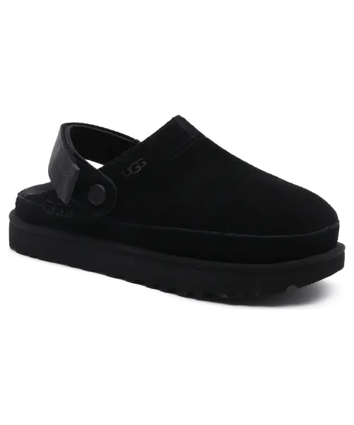 Кожаные мюли с сандалиями GoldenStar Clog Ugg, черный