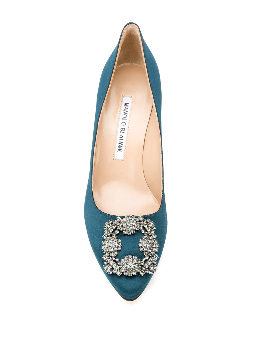 Туфли-лодочки Hangisi Manolo Blahnik, синий — фото 4