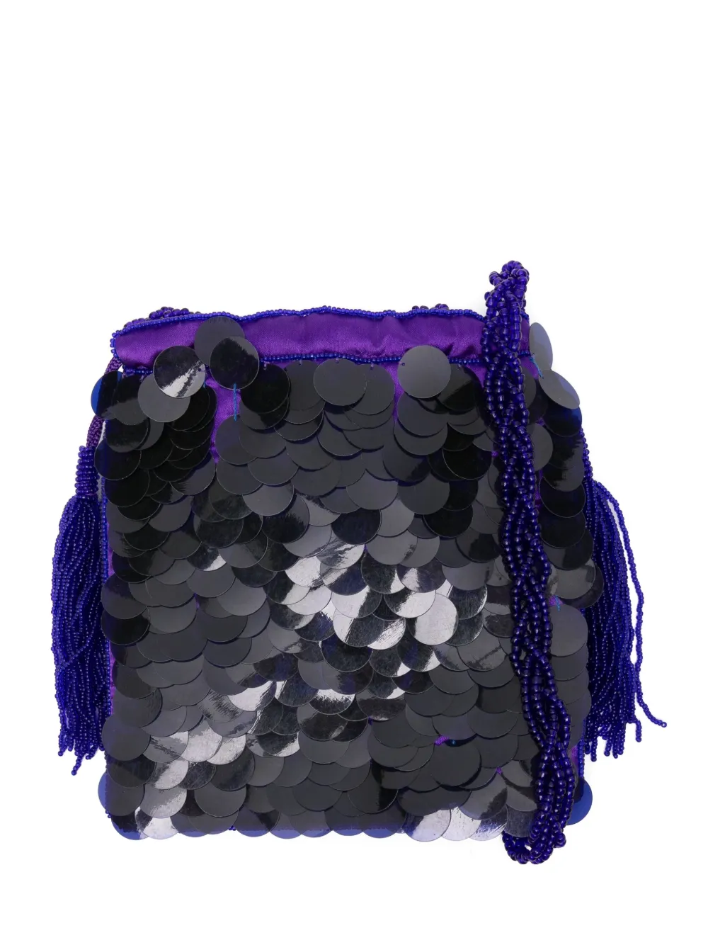 

Сумка на плечо с украшением из пайеток P.A.R.O.S.H., фиолетовый