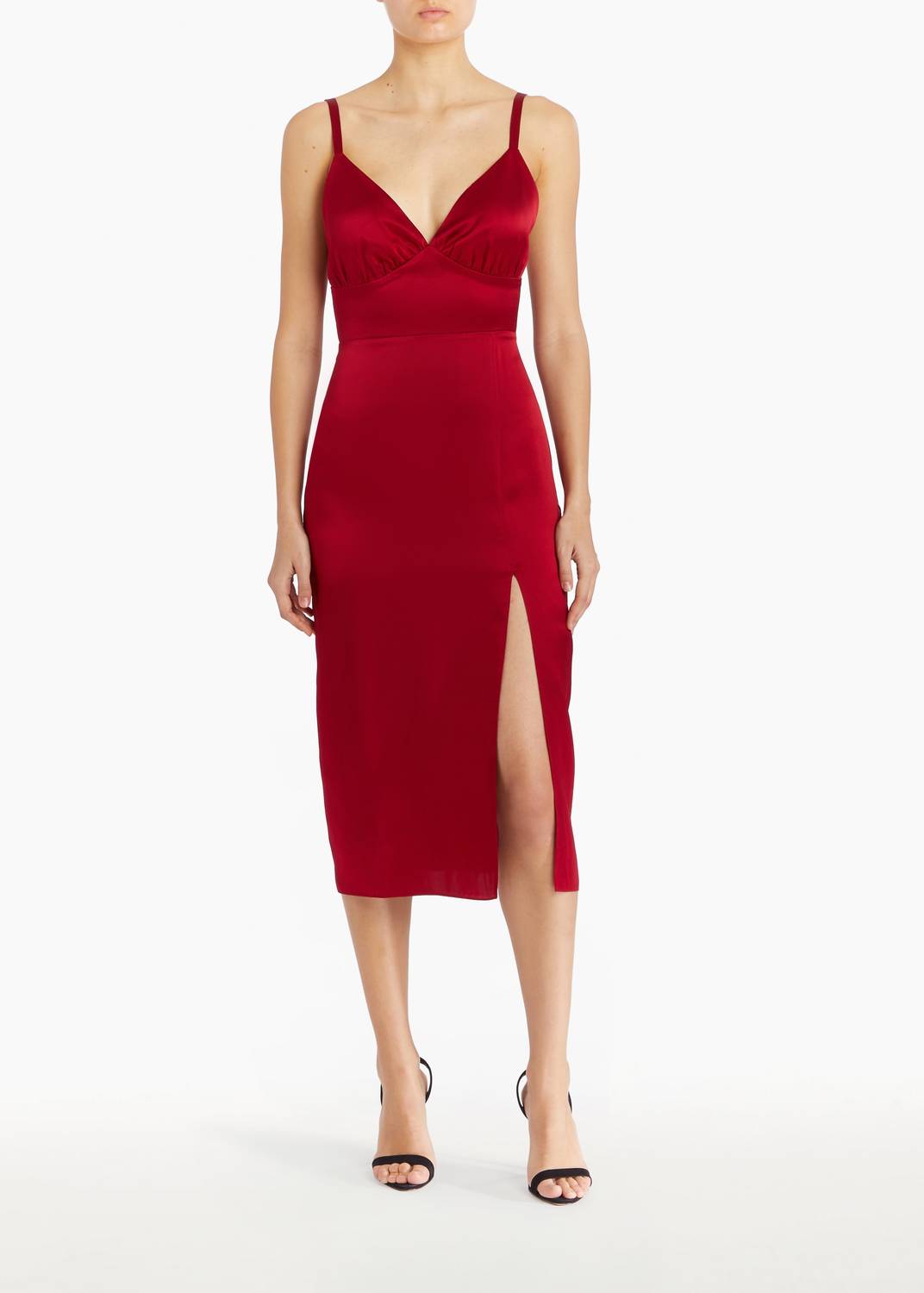 

Платье Leilani в цвете карнелиан Amanda Uprichard, Carnelian