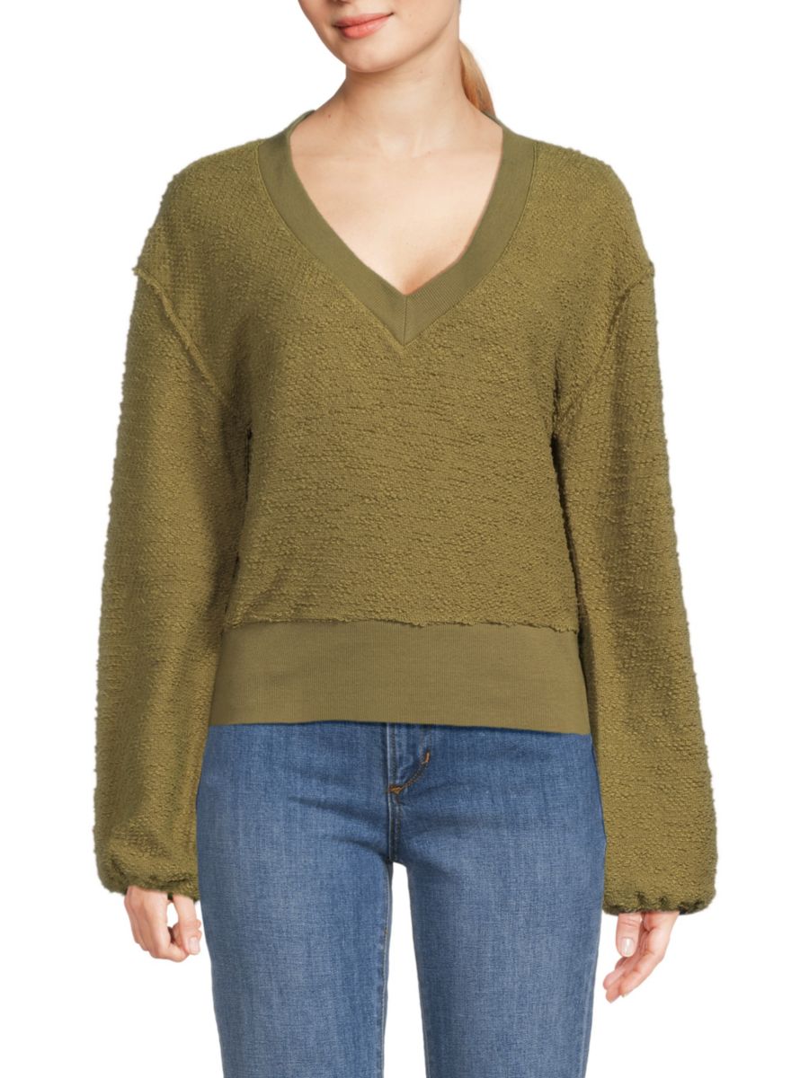 

Свитер Кэролин Слаб Книт Joe's Jeans, цвет Burnt Olive