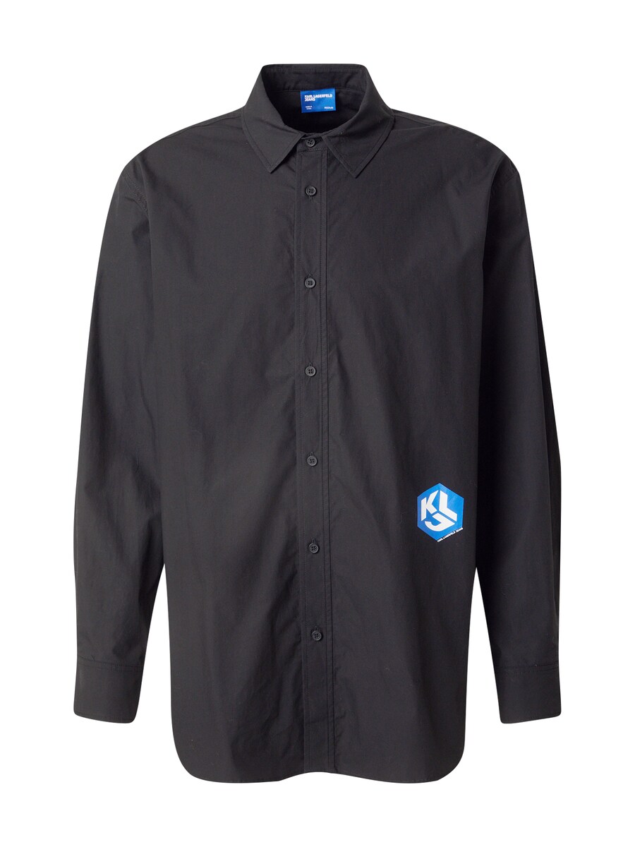 

Рубашка на пуговицах Comfort fit KARL LAGERFELD JEANS, Black