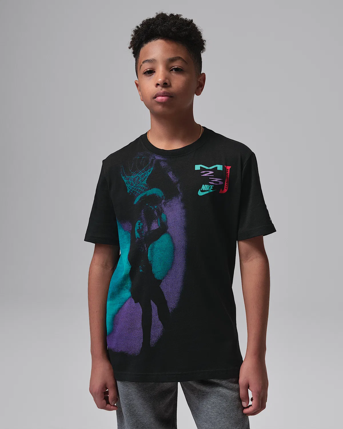 Детская футболка Jordan Brooklyn Dream Dunk, Black